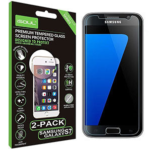 iSOUL Best Screen Protector For Samsung Galaxy S7’s & Compatible Device