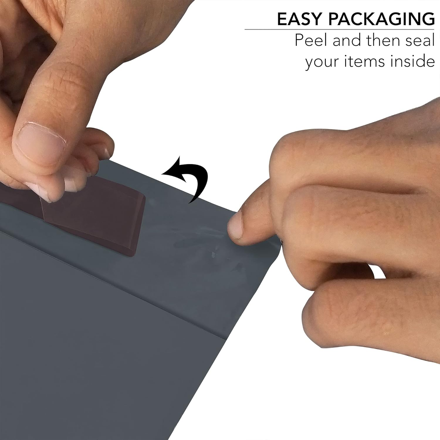 24x36 Large Mailing Bags, iSOUL 25 Pcs Shipping Poly Postal Self Seal Bags in Size Small Mailing Bags Postage Packaging Bags Grey