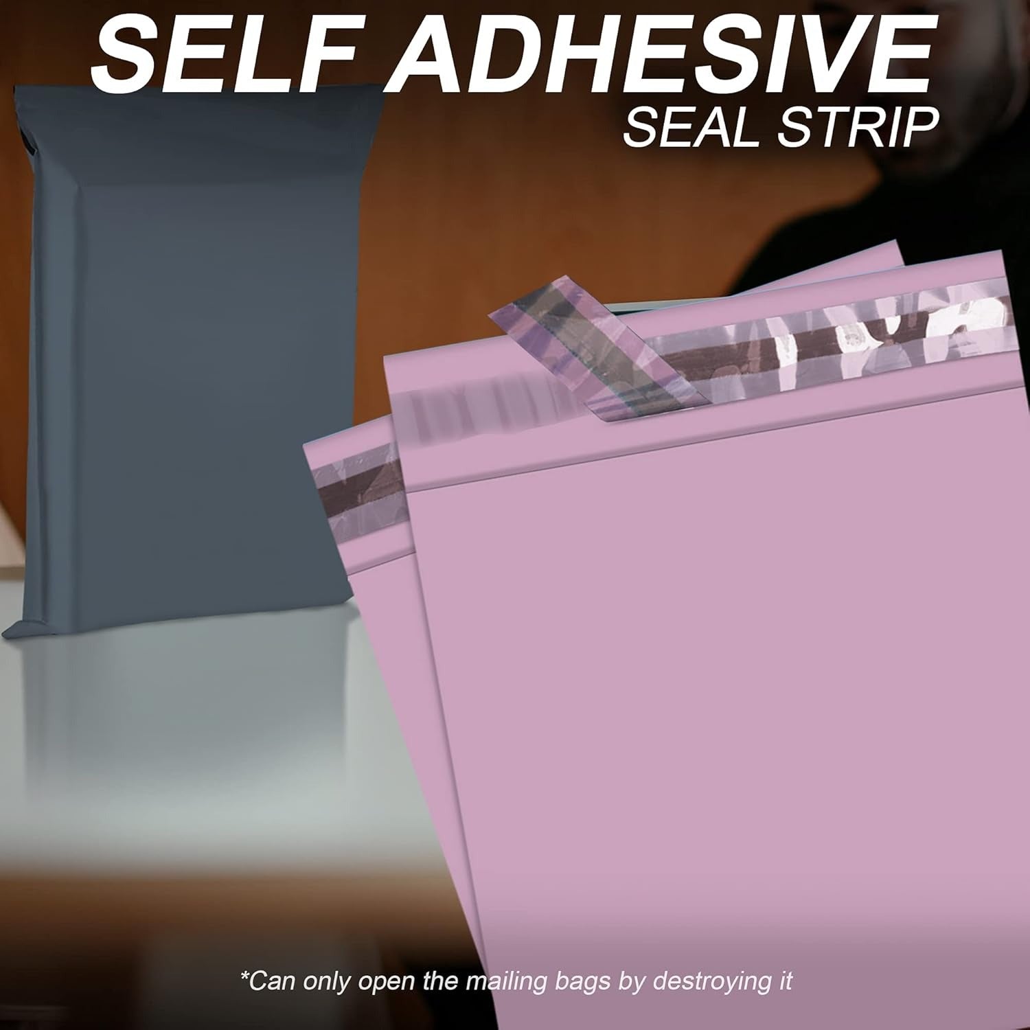 YUNJU 60 Mixed Plastic Mailing Bags Self Seal Mailing Bags for Clothes Mail Packaging Mailing Bags Hardened Secure Medium Mailers Assorted Sizes