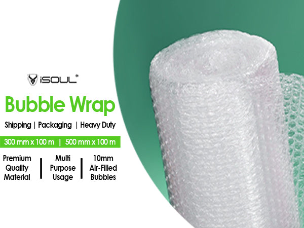 Bubble Wrap Roll 500mm x 100m Bubble Cushioning Packaging Wrap Roll