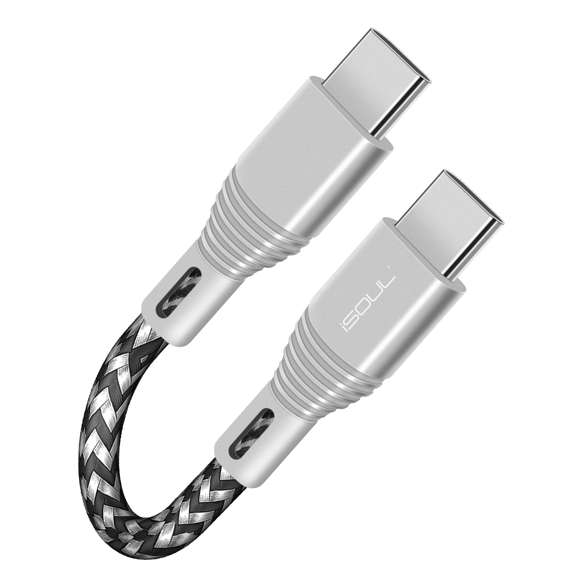 iSOUL Premium USB C to C Cable PD 60W 3A Type C Charger Data Sync Lead