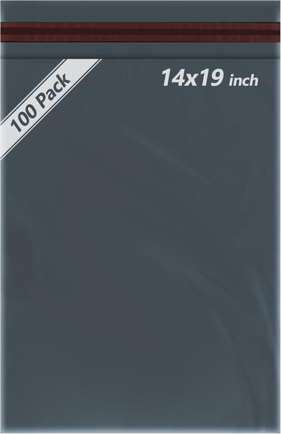 100pcs Grey Parcel Bags, Postage Bags, Mailing Bags 14x19 Sizes 100 Pack Poly Postal Bags Self Seal iSOUL Small to Large Mailing Bags Packaging Assorted Mailers Posting Shipping Post Bag Envelopes