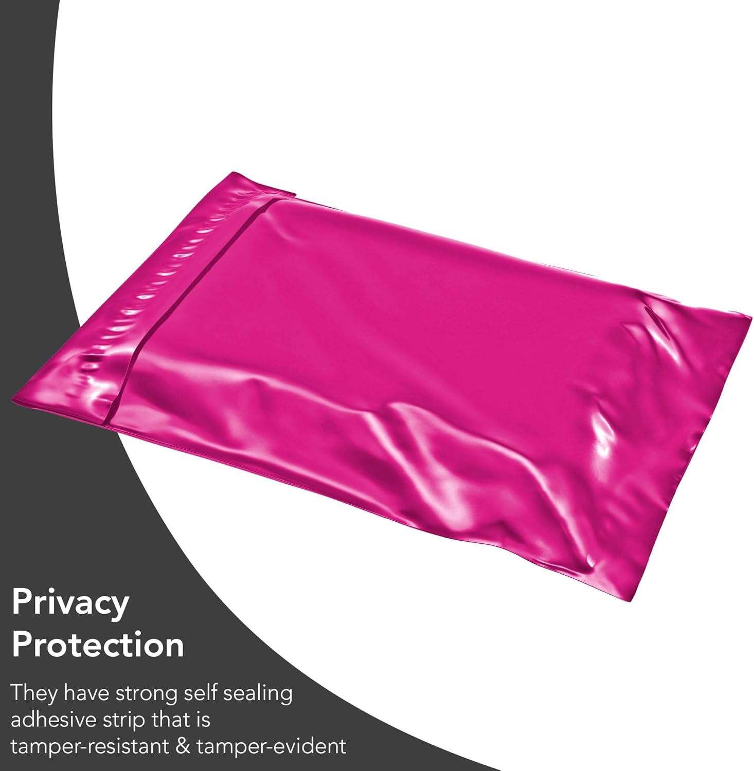 100 Assorted Mixed Hot Pink Mailing Poly Postal Self Seal Bags 4 Sizes 25 from Each iSOUL Extra Small to Large Postage Packaging Assorted Mailers Posting Shipping Post Parcels Package Bags