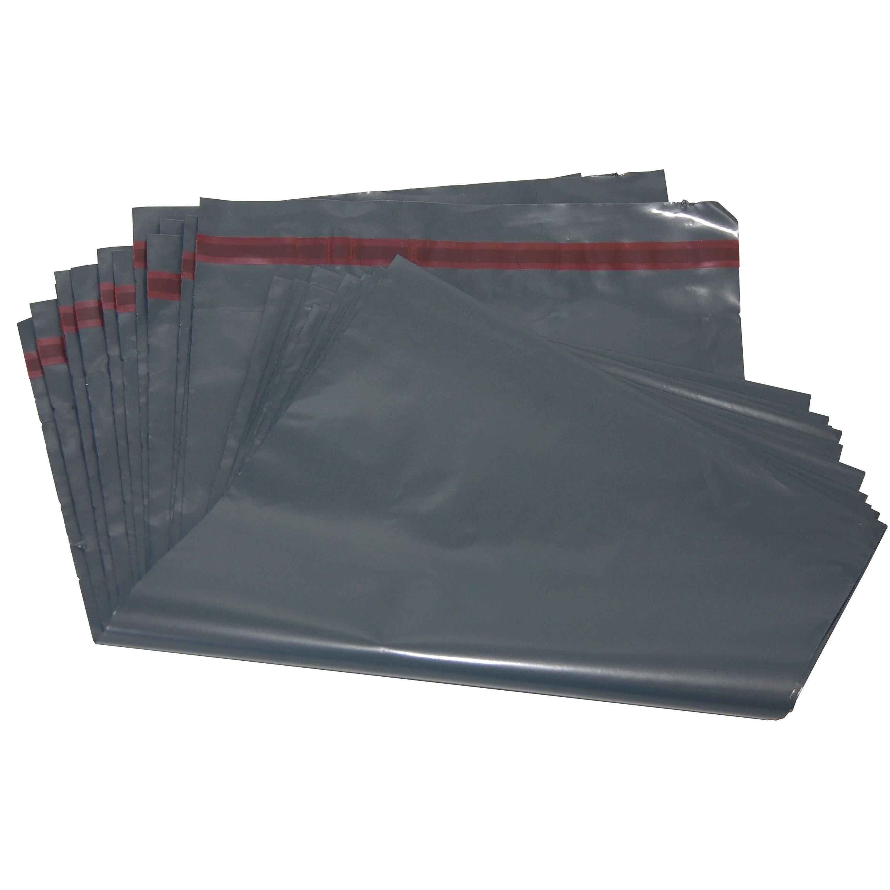100 Mixed Grey Mailing Poly Postal Self Seal Bags 4 Sizes 25 from Each iSOUL Small to Large Mailing Bags Postage Packaging Assorted Mailers Posting Shipping Post Parcel Package Bags - iSOUL