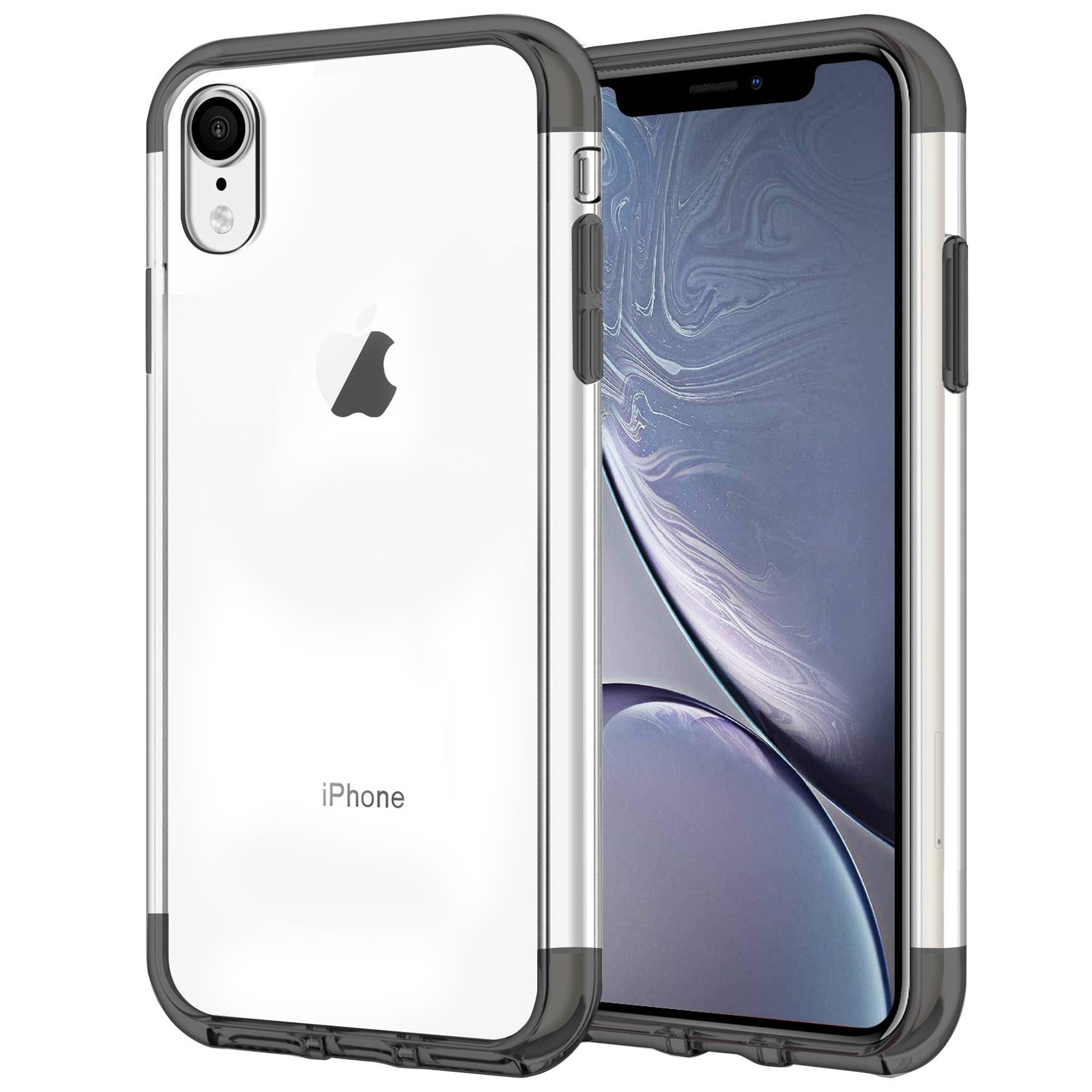 Case for iPhone XR Shock Proof Soft TPU Silicone Phone Clear Slim Cover
