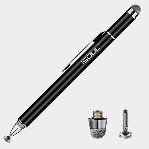 sourcing map 4pcs Stylus Pens for Touch Screens 2 in 1 Fine Point Disc & Fiber Tips Capacitive sourcing map 4pcs Stylus Pens for Touch Screens 2 in 1 Fine Point Disc & Fiber Tips Capacitive