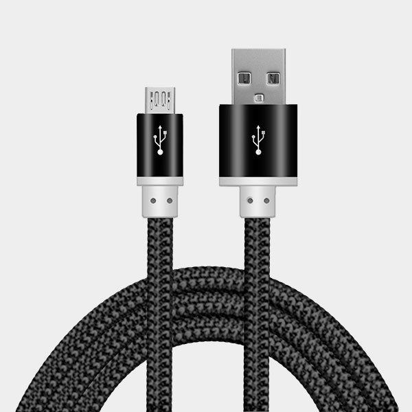 Heavyduty Braided Extra Long Fast Charge Micro USB Data Sync Phone Charger Cable - iSOUL