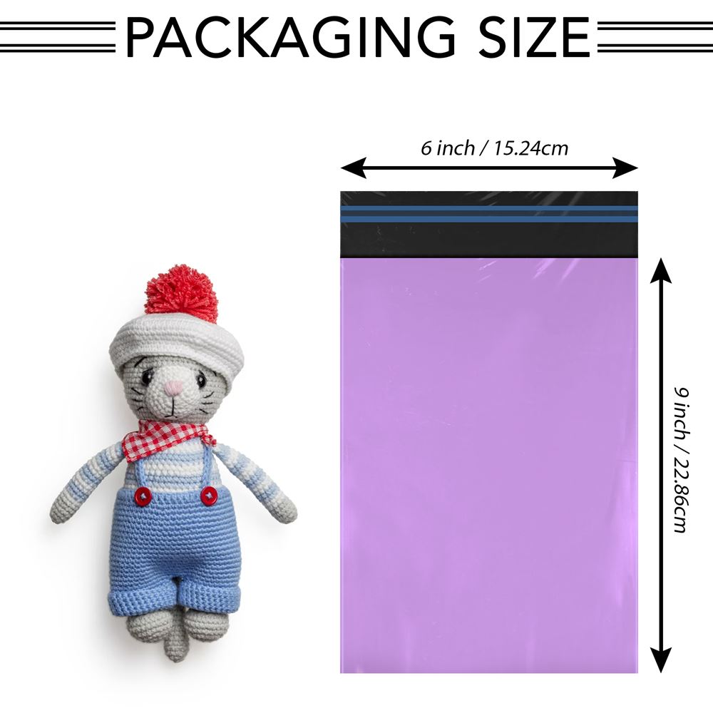 Purple Mailing Bags Poly Postal Self Seal Bag All Sizes