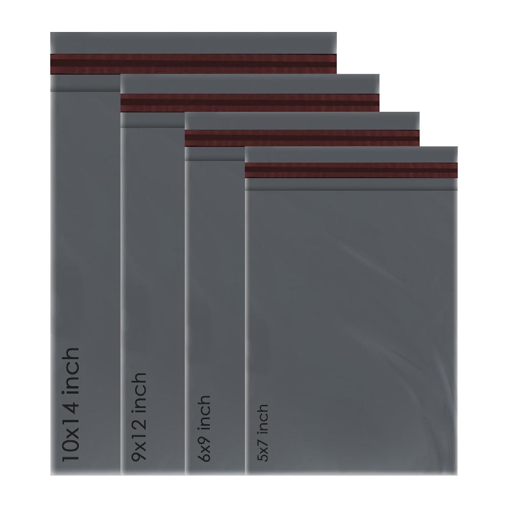 Grey mailing bags and parcel bags in all sizes – iSOUL self-seal postage bags UK