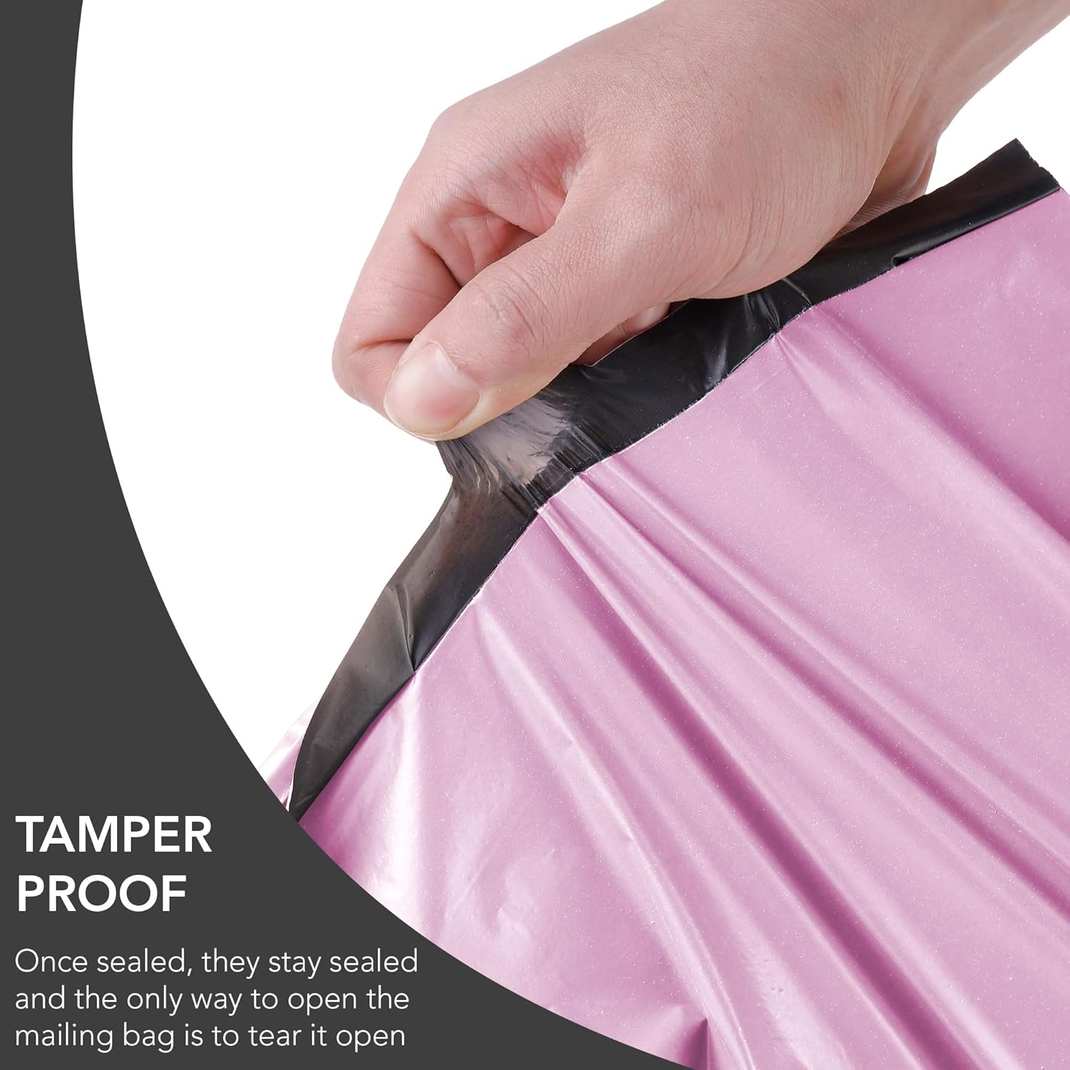 Assorted Baby Pink Parcel Bags 50 Pack 5 Sizes Mailing Bags