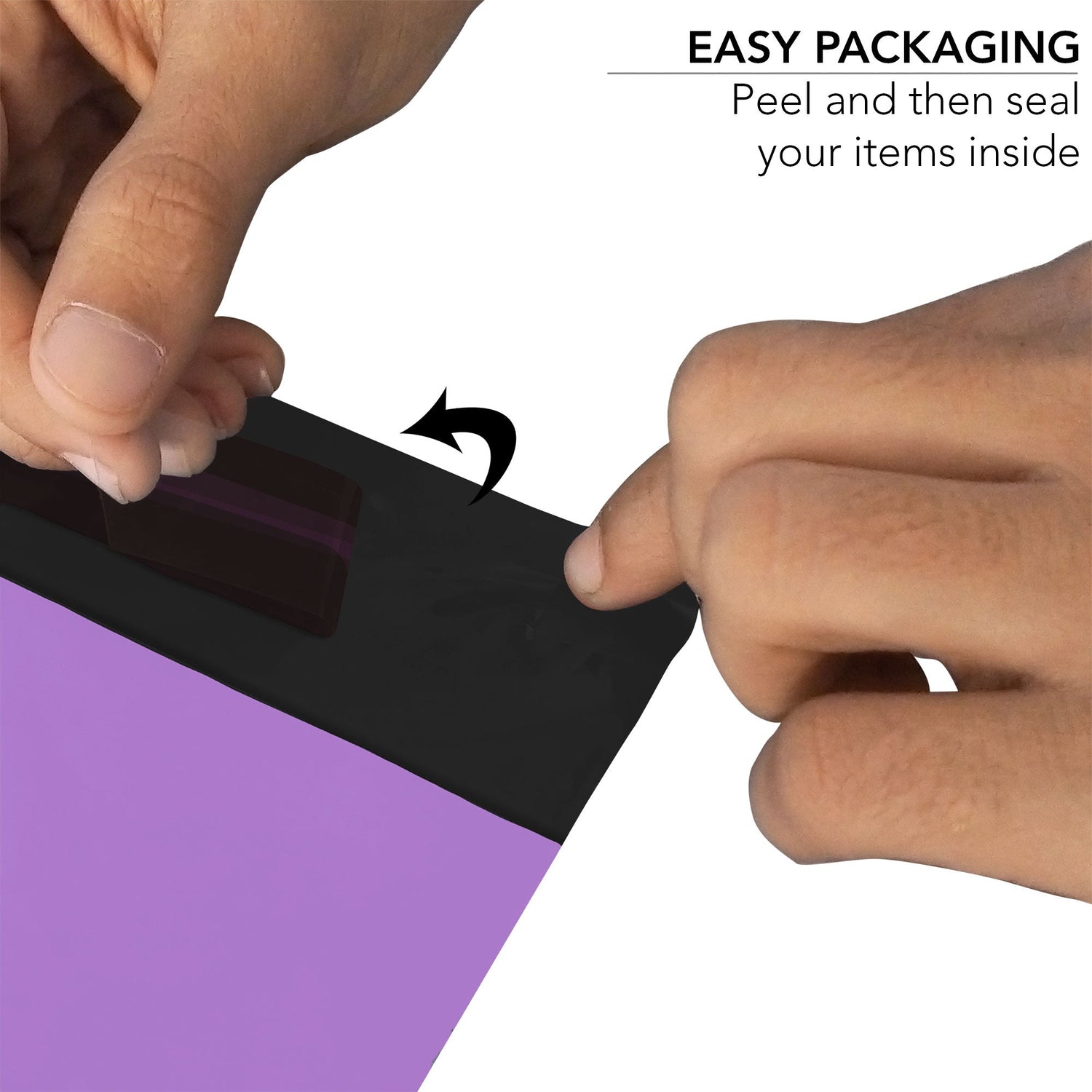 iSOUL Poly Mailer Bags 12x16 Self-Seal Shipping Post Bag Envelopes 50 Purple Bag