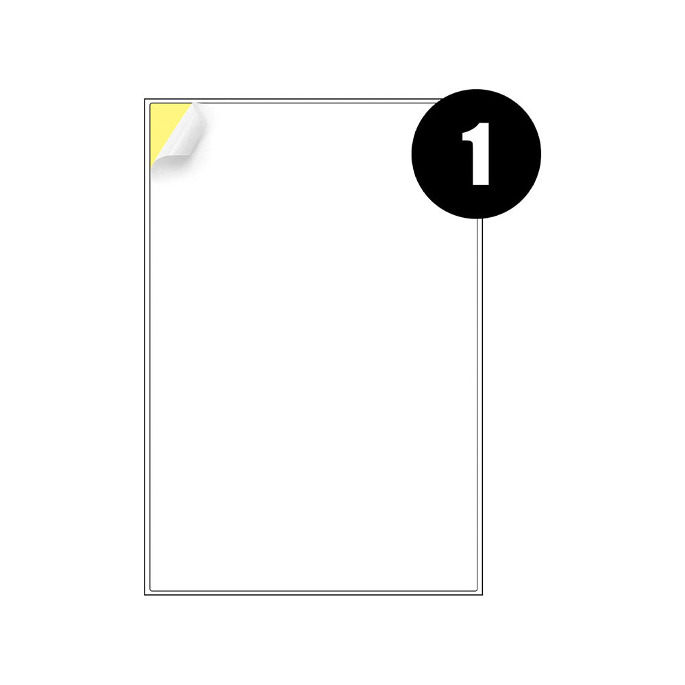 A4 Labels 1 Per Sheet, 20 Sheets 20 Sticky Label, Address Labels, Printer Labels, iSOUL Self Adhesive Printable A4 Sticker Paper for Printing, Laser Labels Stickers [Quickdry]