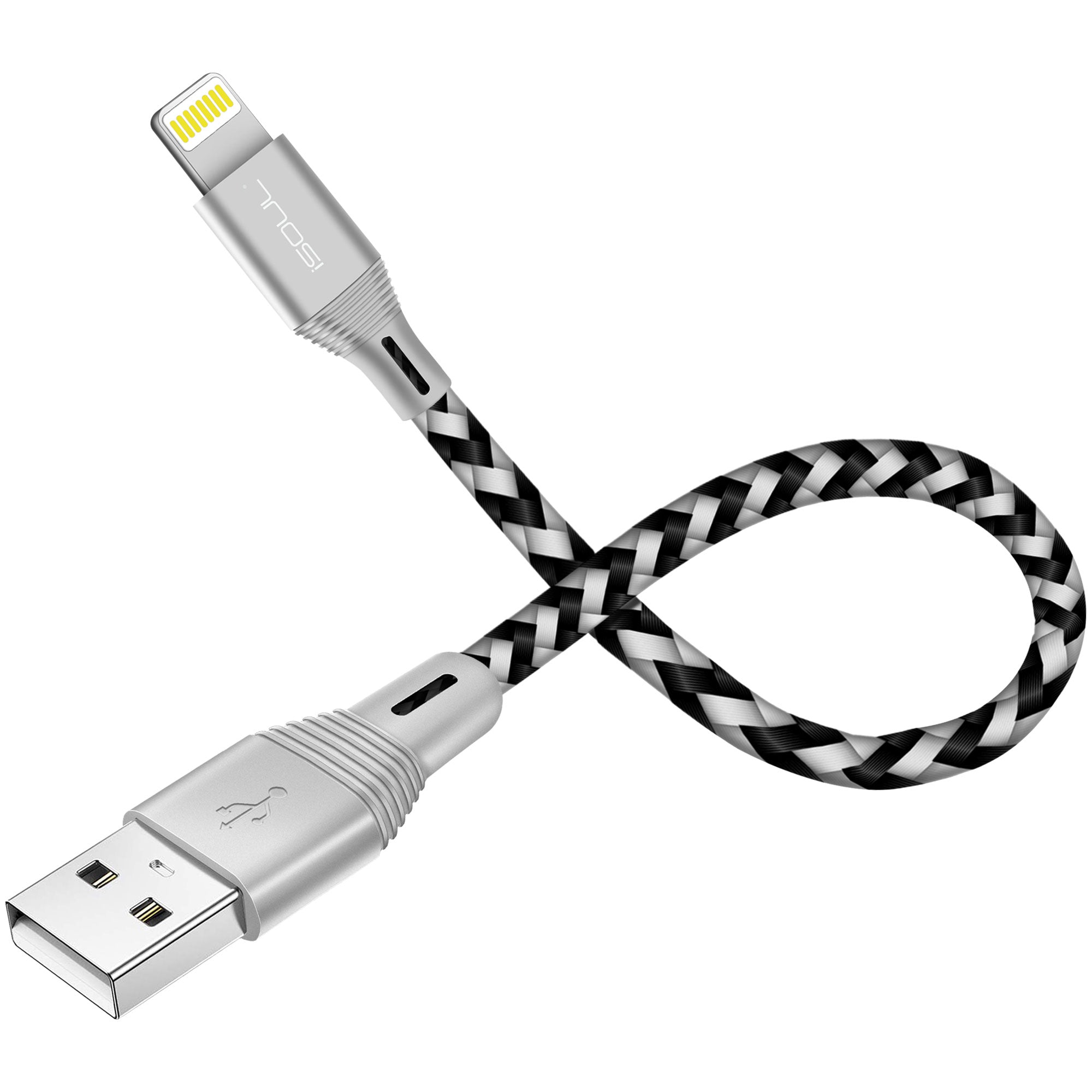 15cm Lightning Apple MFI Certified USB Data Cable - iSOUL