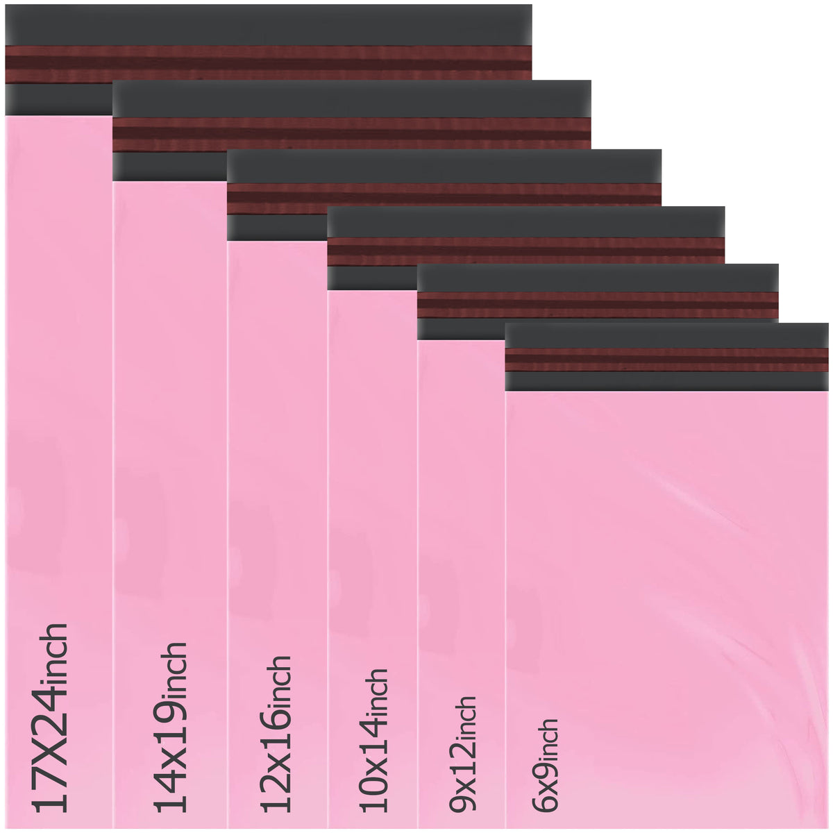 Baby Pink mailing bags – iSOUL self-seal postage bags (image 1 of 13)