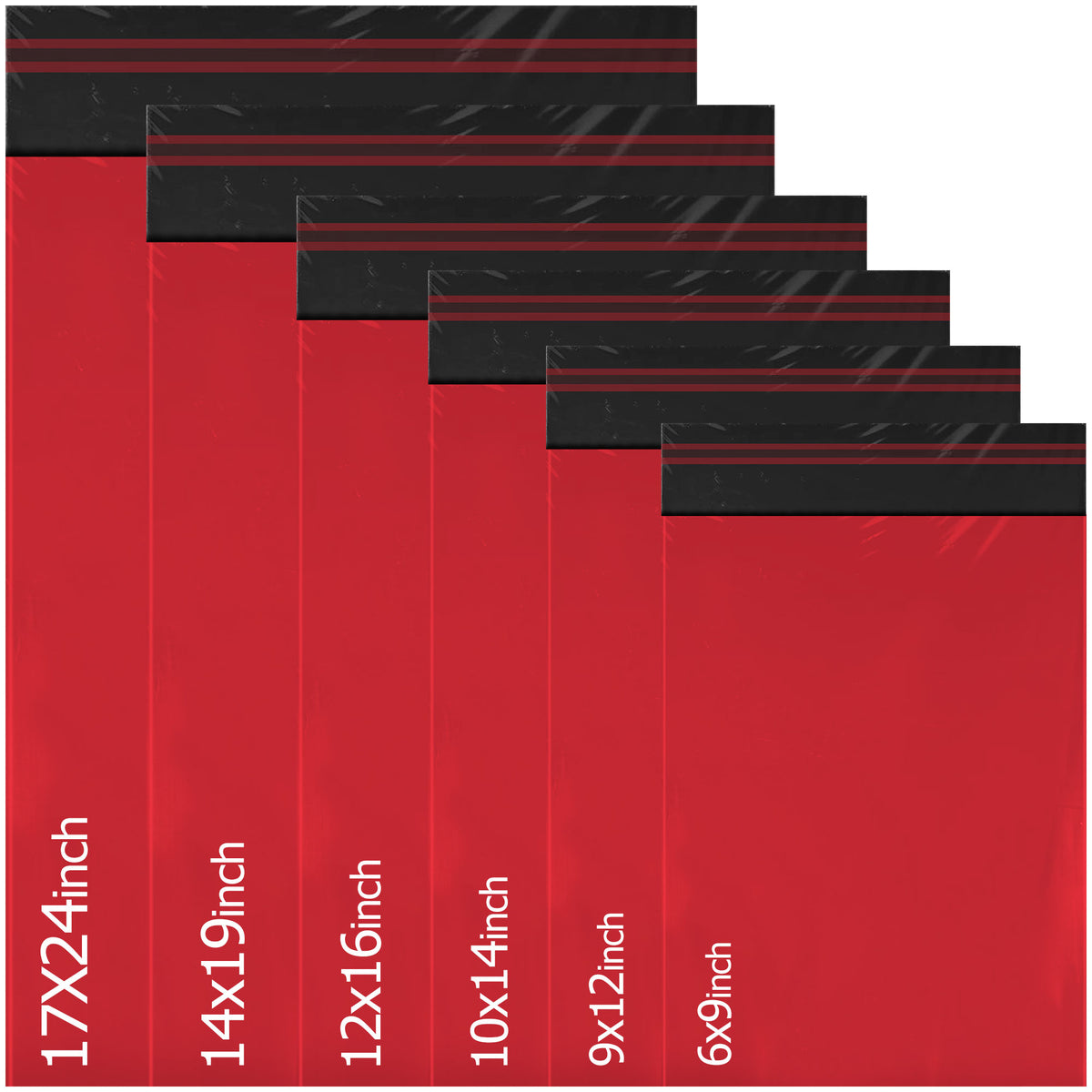 Red mailing bags – iSOUL self-seal postage bags (image 1 of 10)