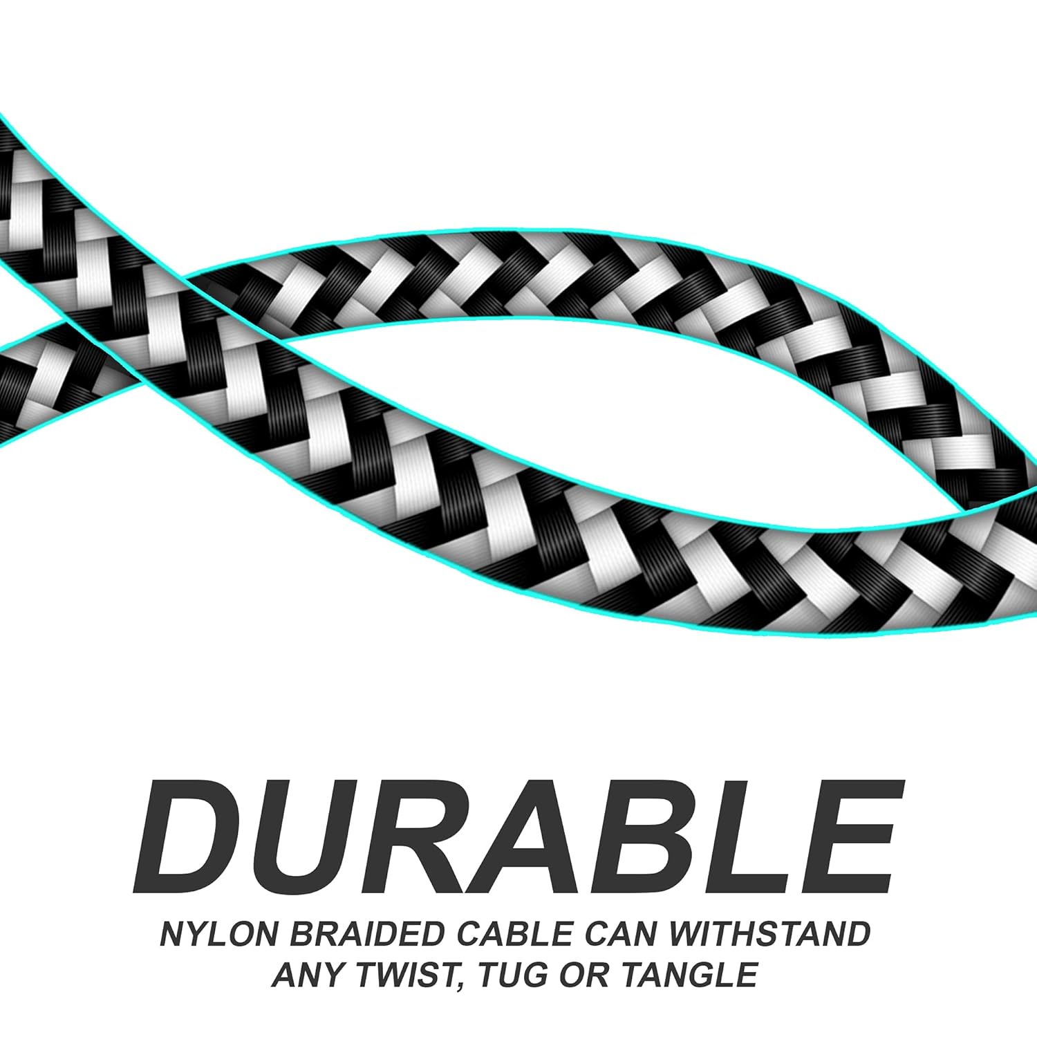 Fast Charging 2m Long Lightning Charger iPhone Charging Cable