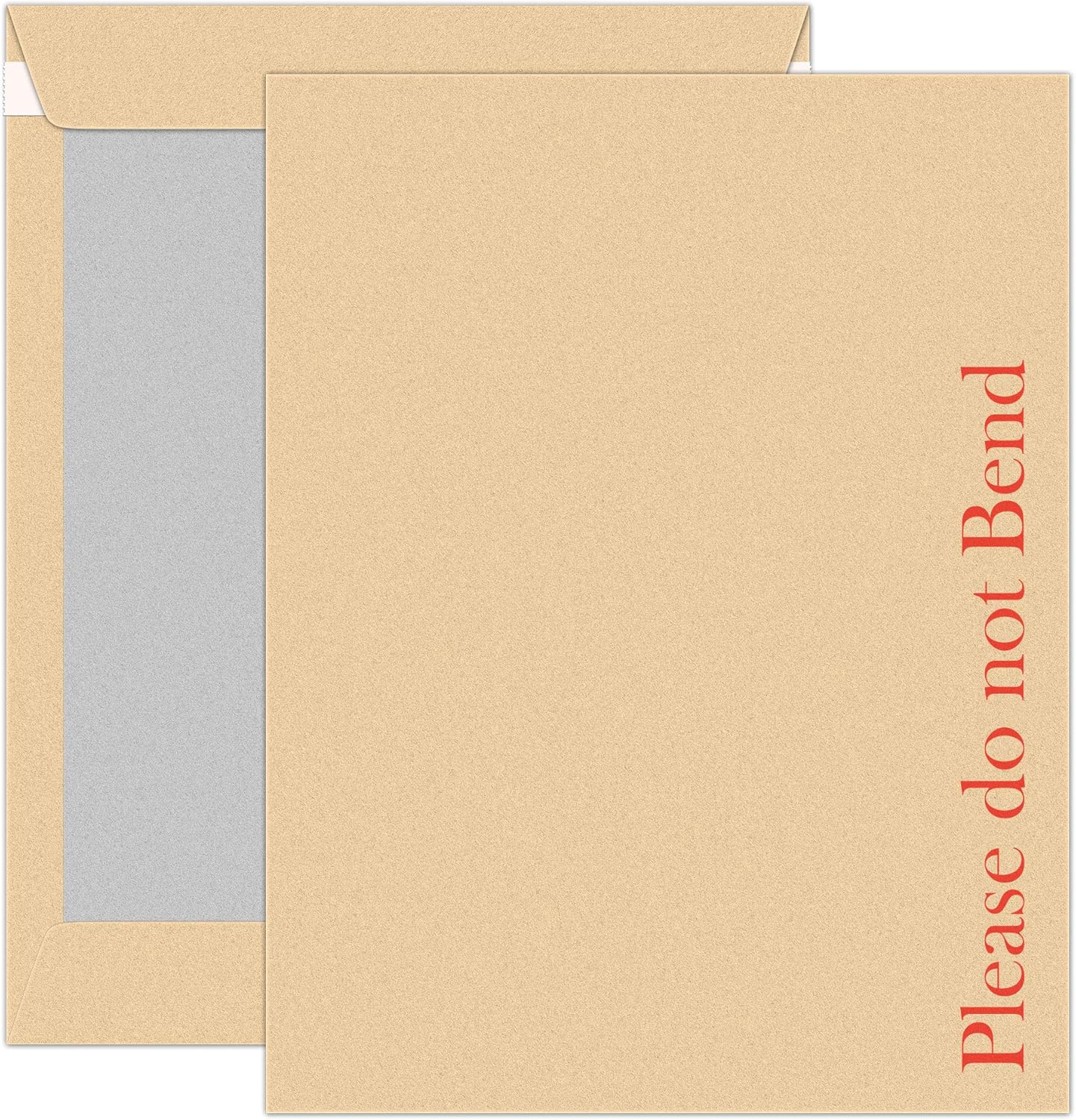 50Pcs A5 Envelopes iSOUL 229mm x 162mm A5 C5 Manilla Hard Board Backed Envelopes Do Not Bend Envelope