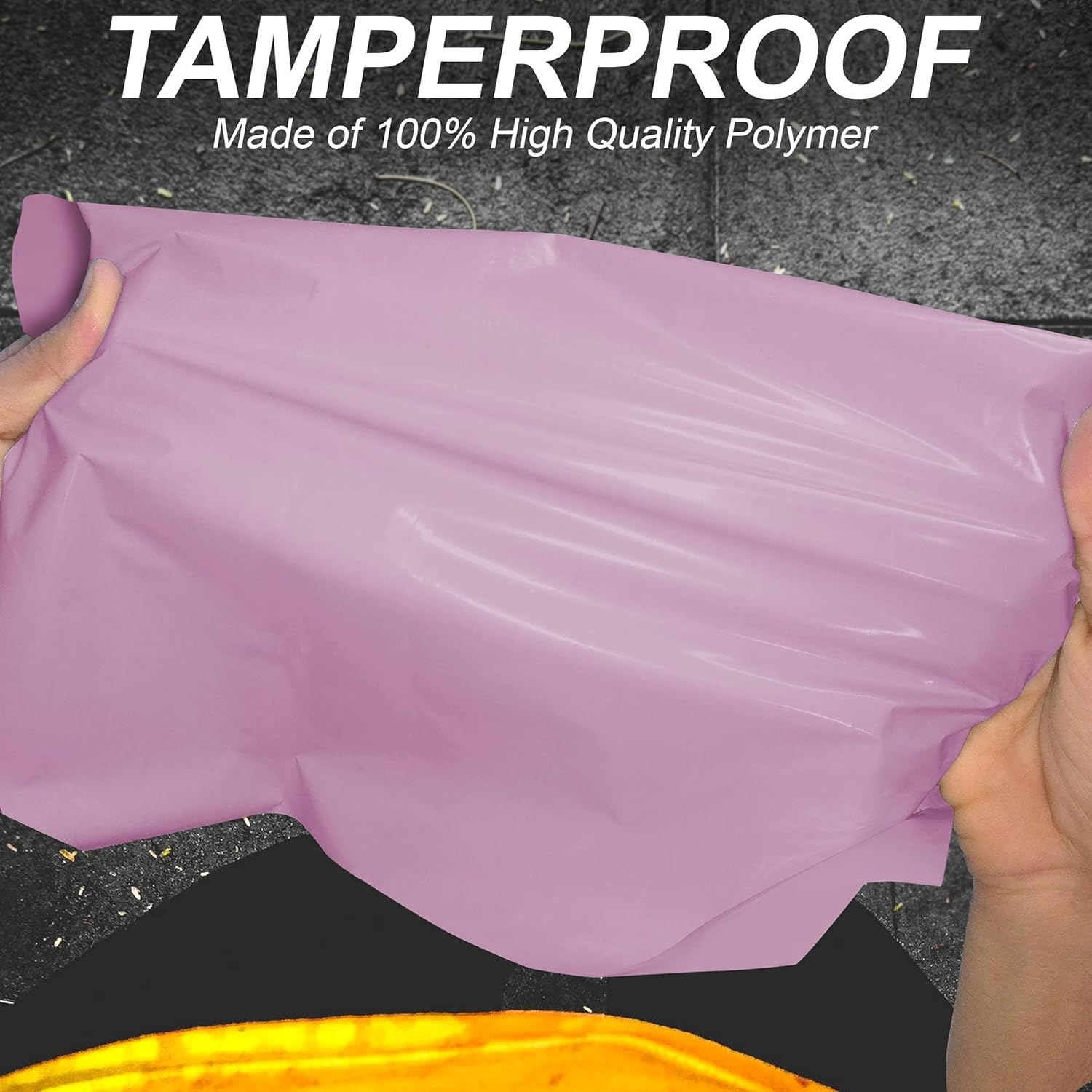 50 Mixed Size Color Mailing Bags, Self Seal Strong Waterproof Poly Plastic Envelopes for Parcels, Packaging, Small, Medium, Large Mail, Shipping Courier Delivery Bags 5 Sizes, Multi Color