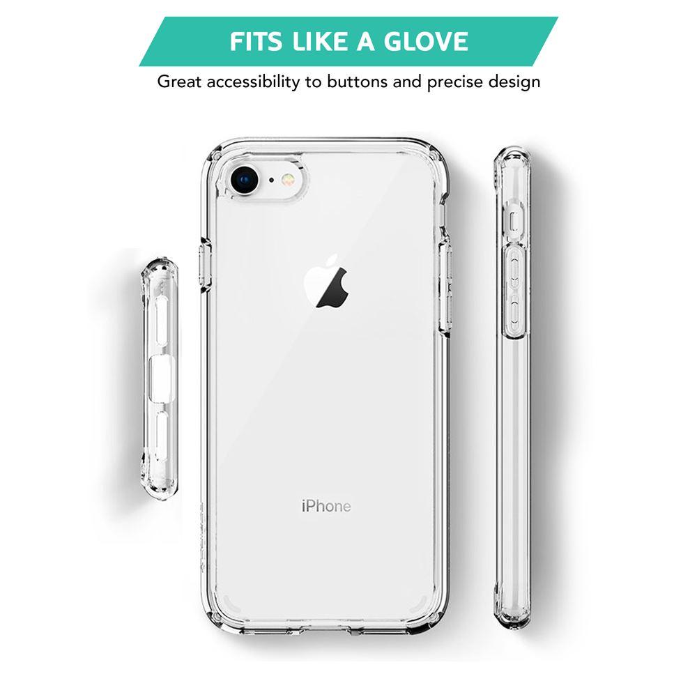 Low cost Transparent Hard Back Case for iPhone SE 2020 / iPhone 7 / iPhone 8 in UK - TradeNRG UK