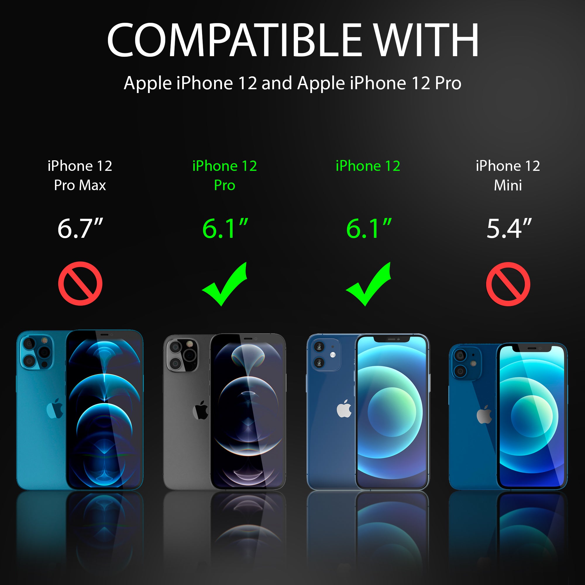 Apple iPhone 12 / iPhone 12 Pro Case Transparent Cover
