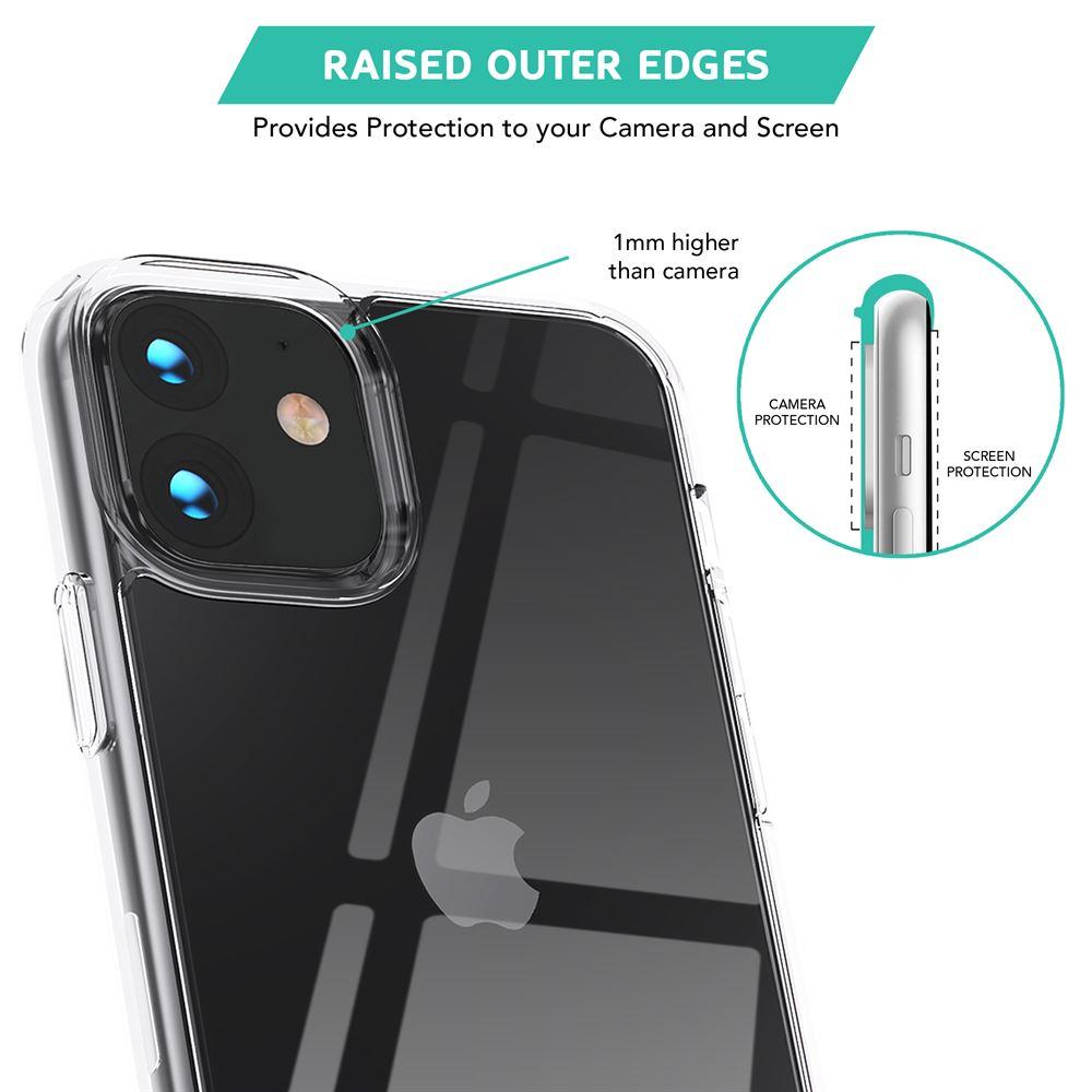 Best Hard Back Case with Clear soft Bumper around Edges for iPhone 11 - TradeNRG UK