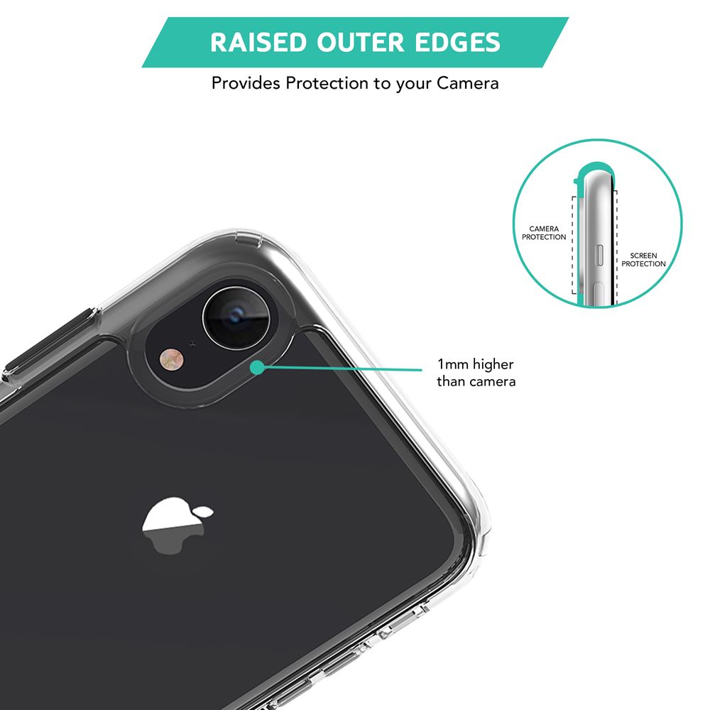 Best Clear Transparent Hard Back Case Cover for iPhone XR in UK 2020 - TradeNRG UK