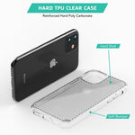 Best Hard Back Case with Clear soft Bumper around Edges for iPhone 11 - TradeNRG UK