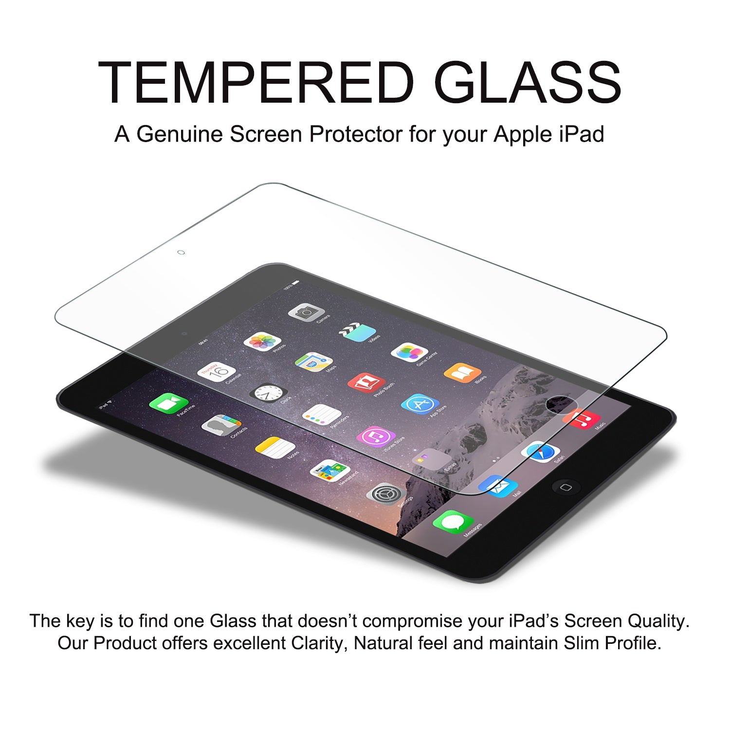 2x iSoul Screen Protector for iPad Air 1 iPad Air 2 iPad Air Pro 9.7"