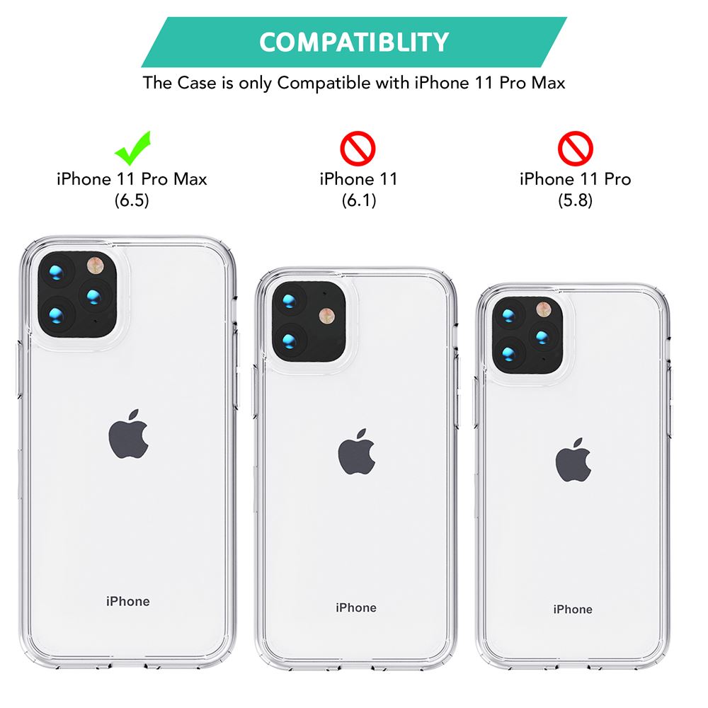 Get your Crystal Clear Hard Back Case for iPhone 11 Pro Max in UK 2020 - TradeNRG UK