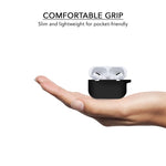 Silicone Airpods Pro Case Cover Black - iSOUL