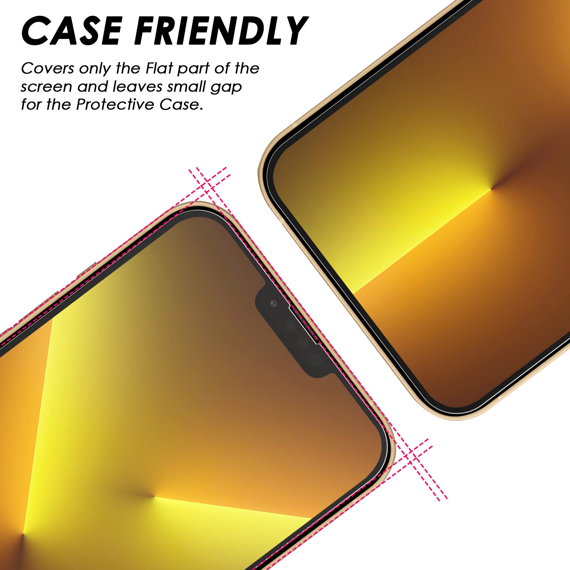 4X iPhone 14 Plus / iPhone 13 Pro Max Screen Protector Tempered Glass HD Film