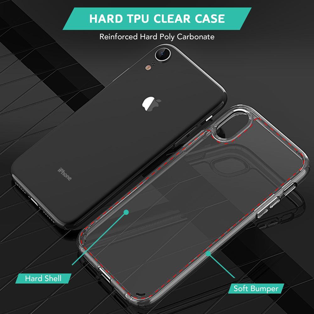 Best Clear Transparent Hard Back Case Cover for iPhone XR in UK 2020 - TradeNRG UK