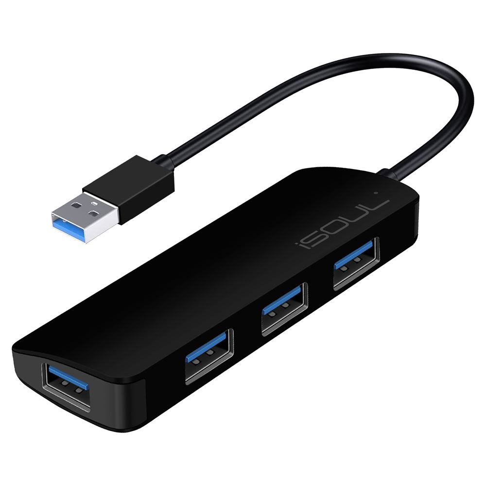 Hub USB 3.0 4 ports, alimentation 10W