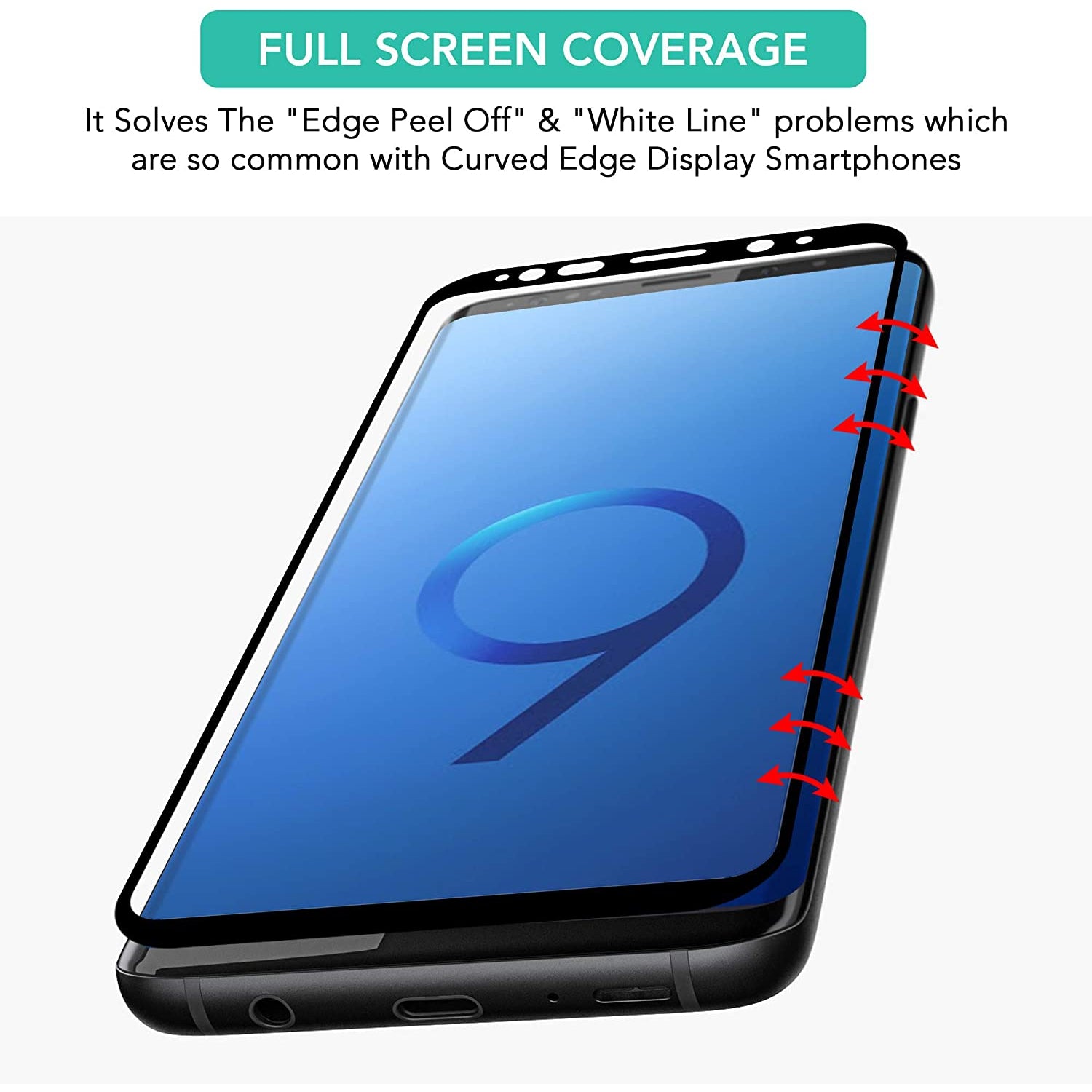 ISOUL 3 Pack Flexible Screen Protector for Samsung Galaxy S9 Plus 6.2"