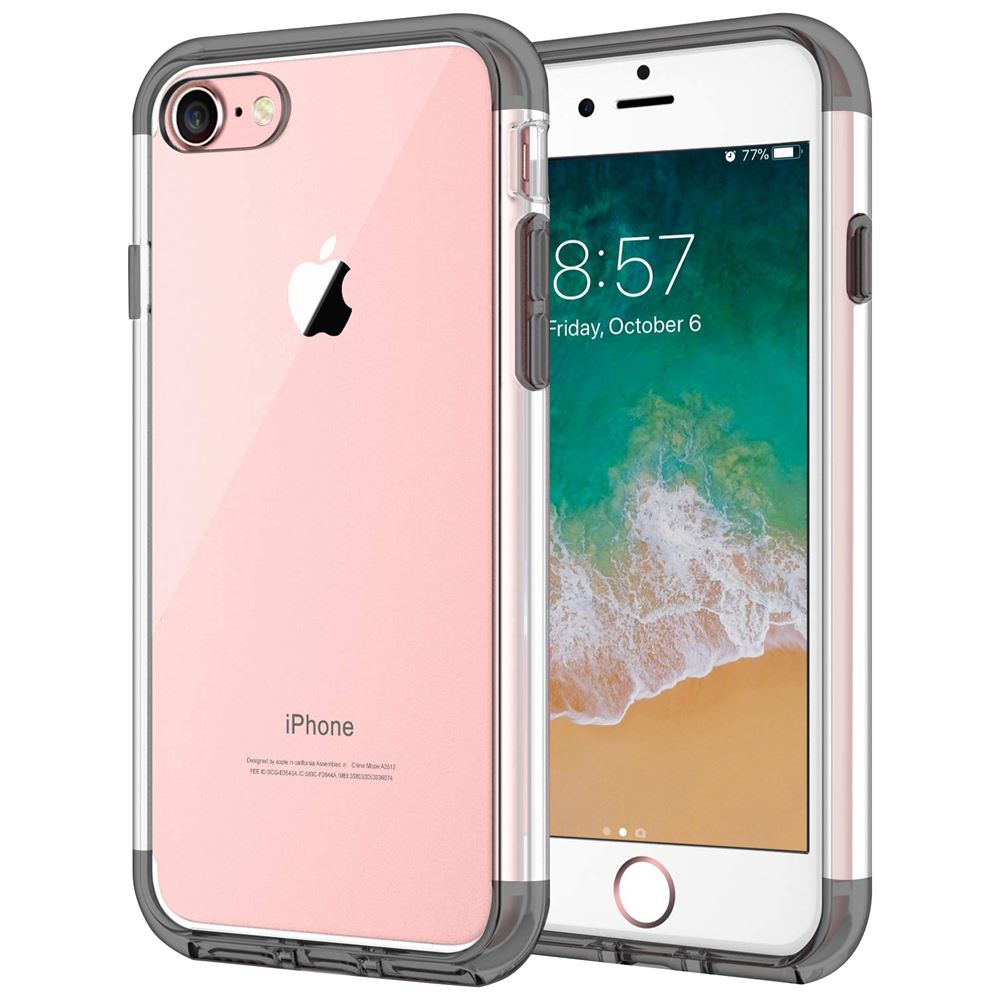 Case for iPhone 8 Shock Proof Soft TPU Silicone Phone Clear Slim Cover