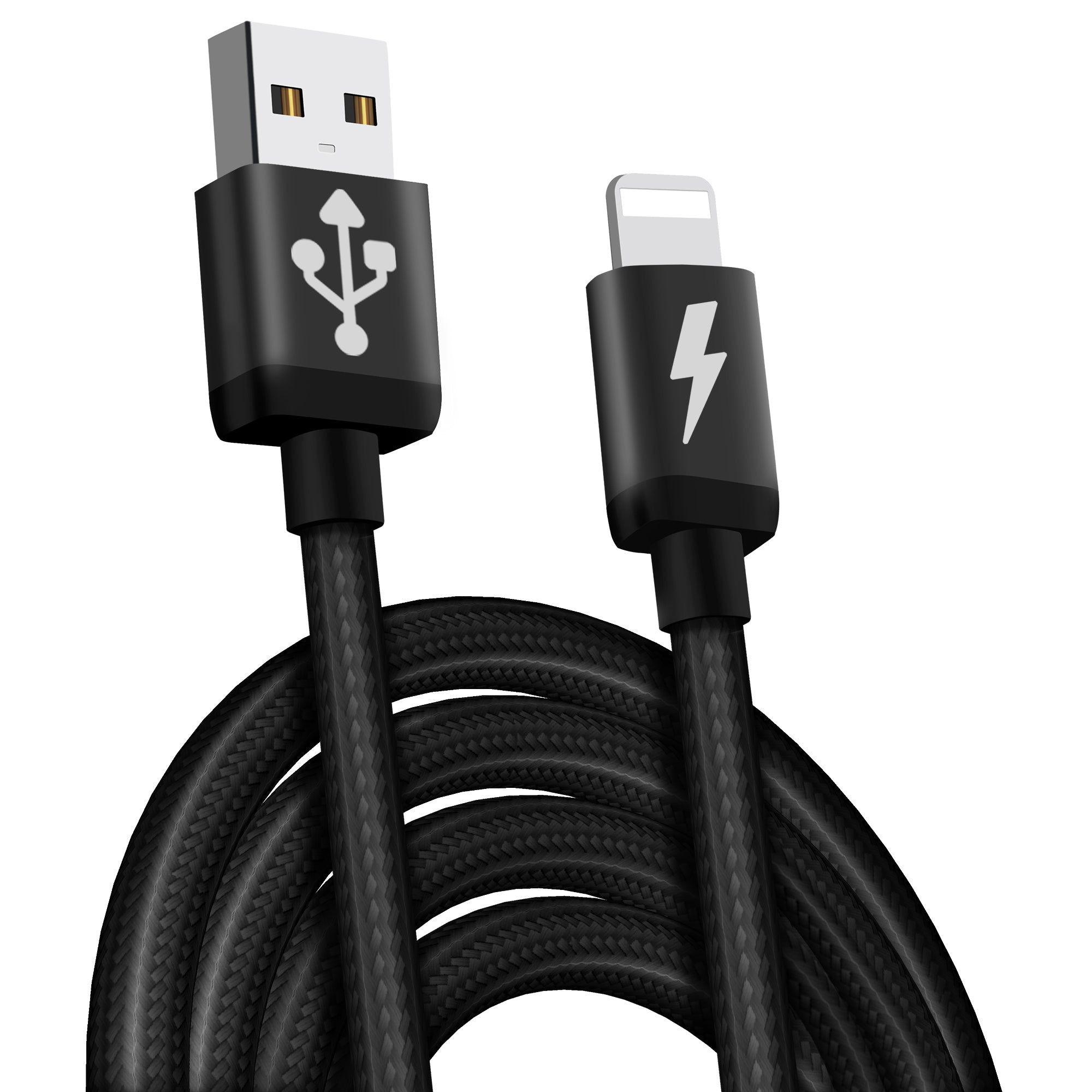 Fast Charging Cable For iPhone iPad iPod Braided Lightning Cord