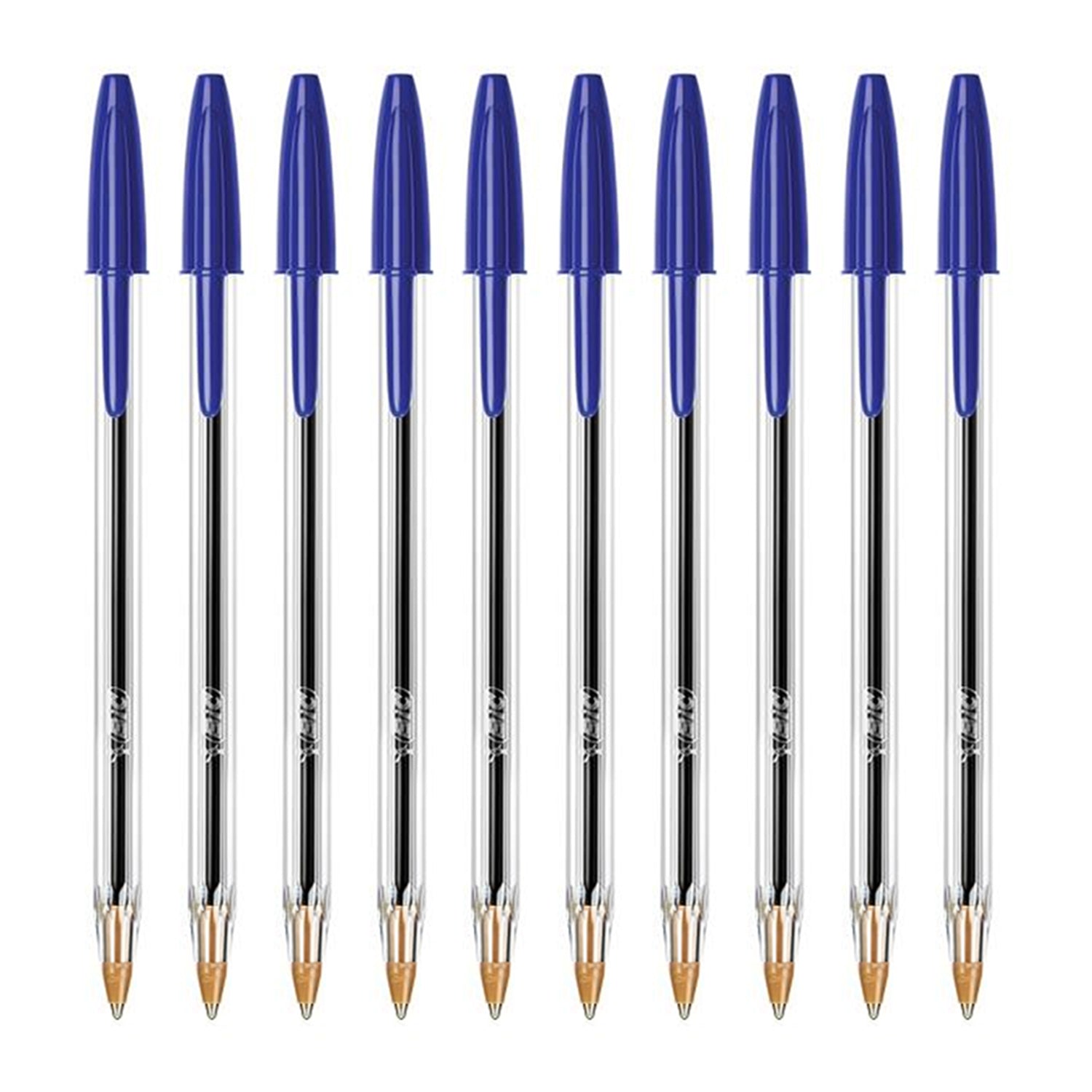 BIC Cristal Original Ballpoint Pens Medium Point (1.0 mm) Tip Line Biro Pen