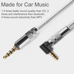 1M 3.5MM JACK PLUG AUX METAL CABLE AUDIO LEAD FOR HEADPHONE/MP3/IPOD/CAR - iSOUL