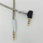 1M 3.5MM JACK PLUG AUX METAL CABLE AUDIO LEAD FOR HEADPHONE/MP3/IPOD/CAR - iSOUL