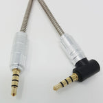 1M 3.5MM JACK PLUG AUX METAL CABLE AUDIO LEAD FOR HEADPHONE/MP3/IPOD/CAR - iSOUL