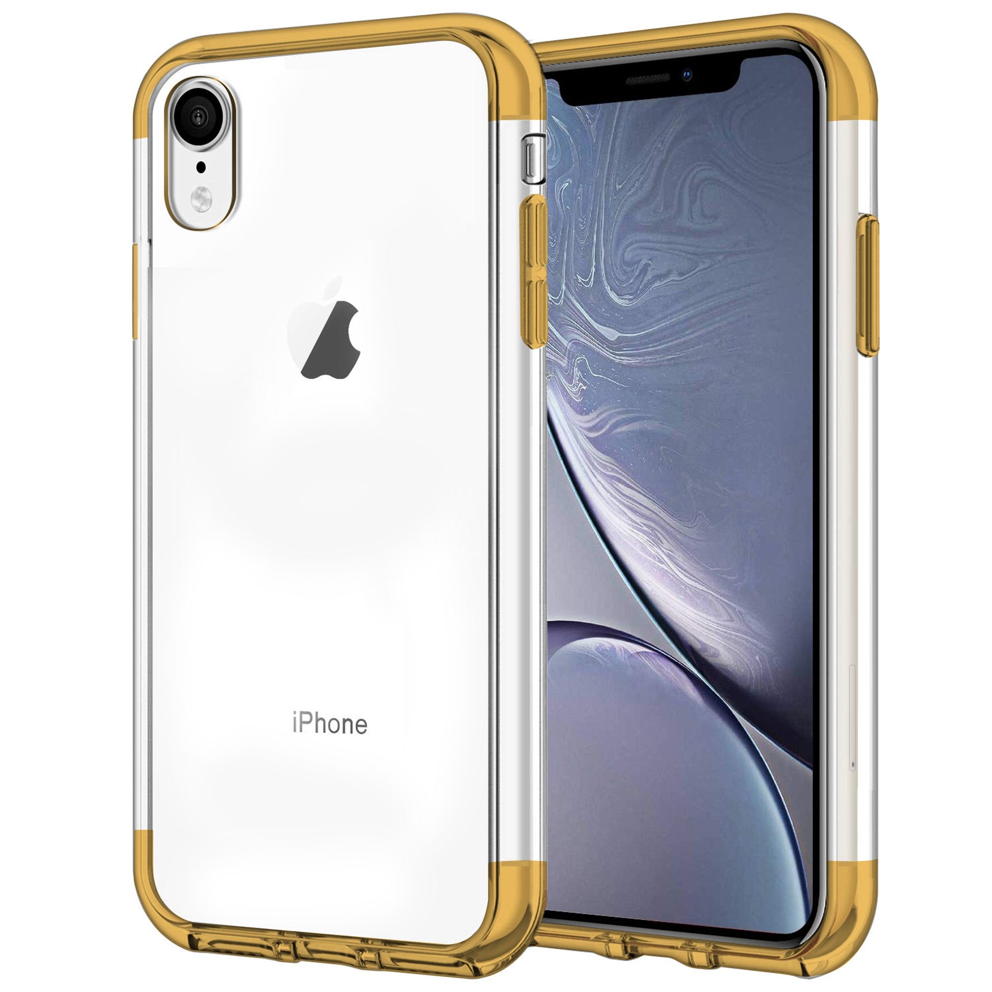 Case for iPhone XR Shock Proof Soft TPU Silicone Phone Clear Slim Cover