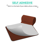 3X Brown Leather Adhesive Pen Loop for Notebooks - iSOUL
