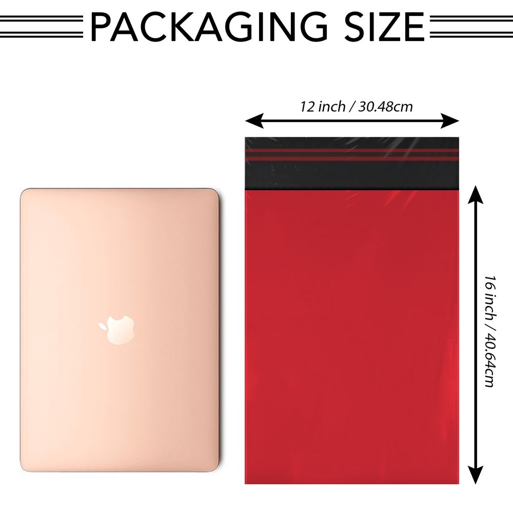 Red Mailing Bags Poly Postal Self Seal Bag All Sizes