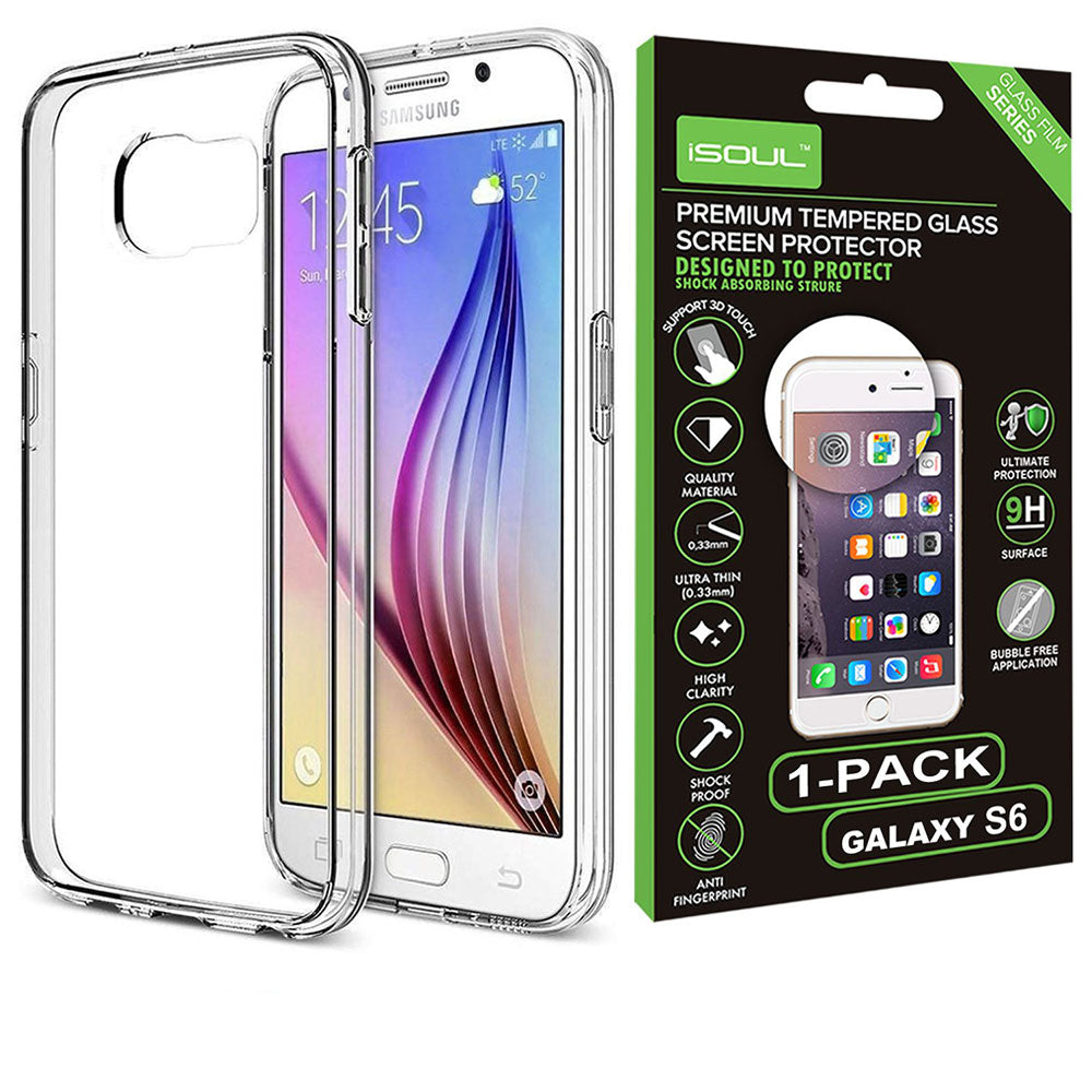 Slim Fit Gel Clear Case for Samsung Galaxy S6 - iSOUL