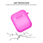 Pink Silicone Airpod Case for Airpods 1 and 2 - iSOUL