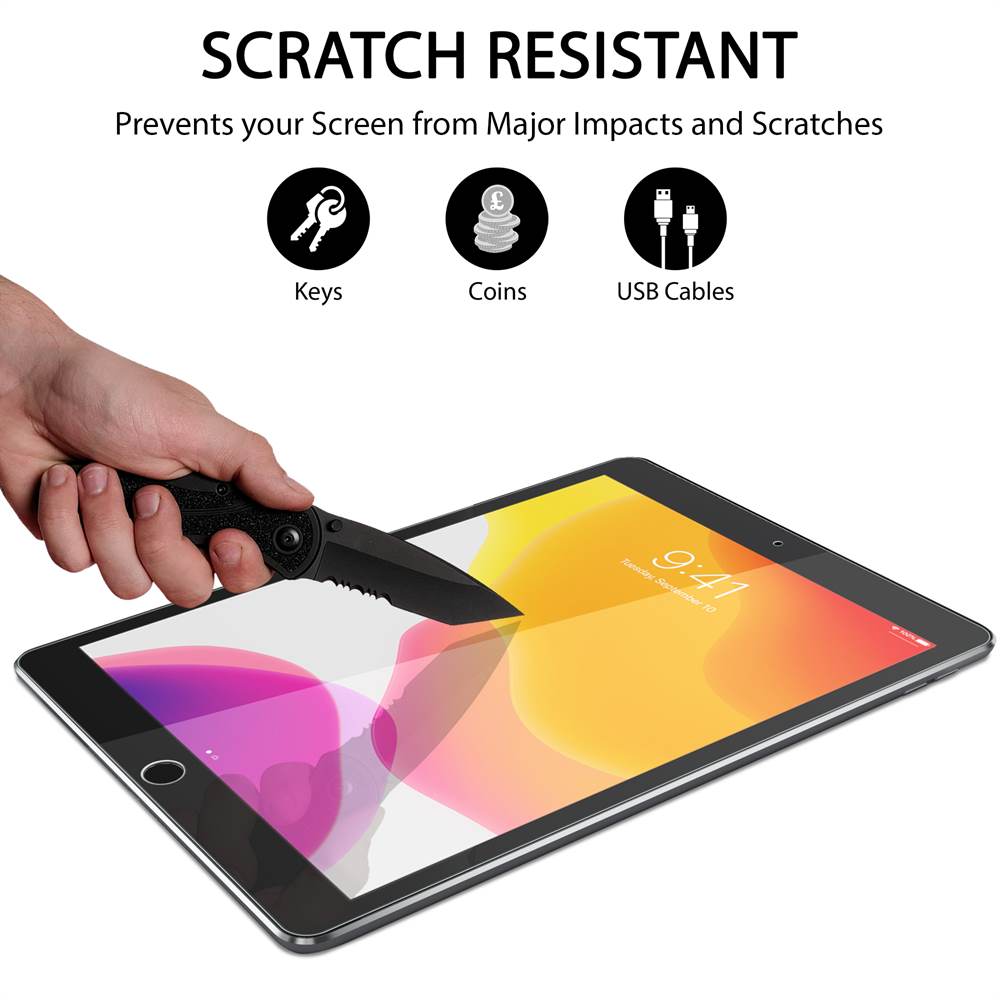 iPad 7 8 tempered glass  screen protector
