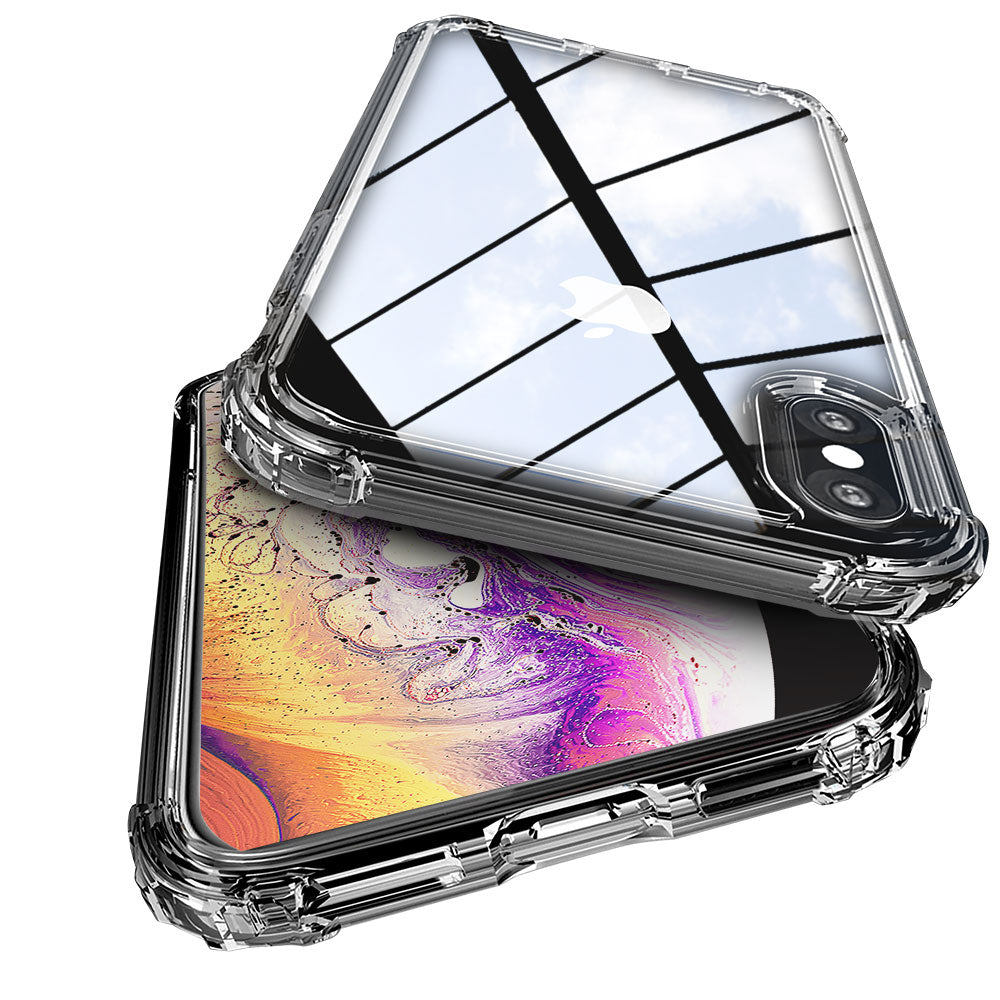 Simple Clear Silicone Cover for Apple iPhone XS - iSOUL