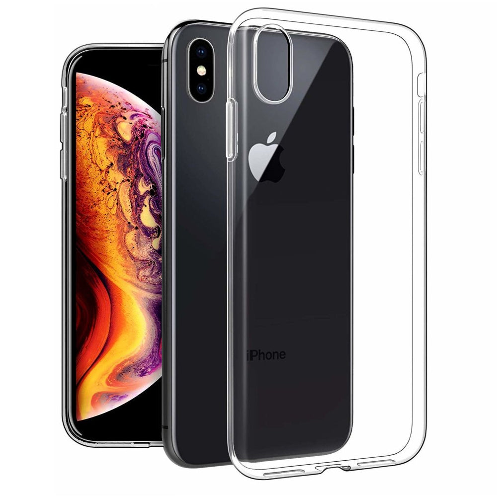 Soft TPU Silicone Gel Clear Case for Apple iPhone XS Max - iSOUL