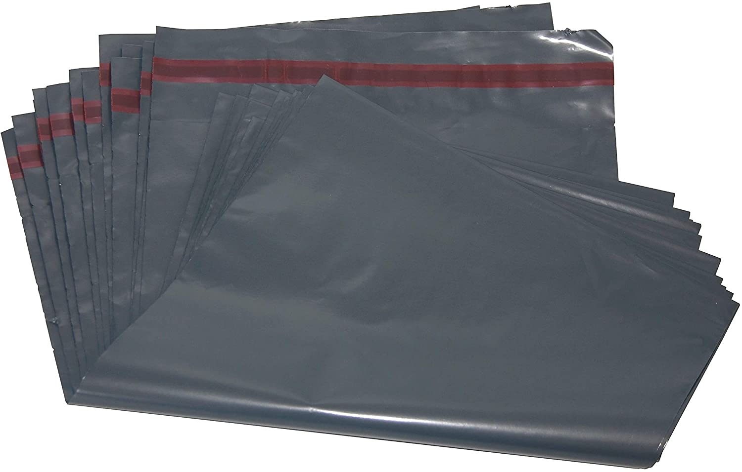 50 Mixed Grey Mailing Poly Postal Self Seal Bags 5 Sizes 10 from Each iSOUL Small to Large Mailing Bags Postage Packaging Assorted Mailers Posting Shipping Post Parcels Package Bags