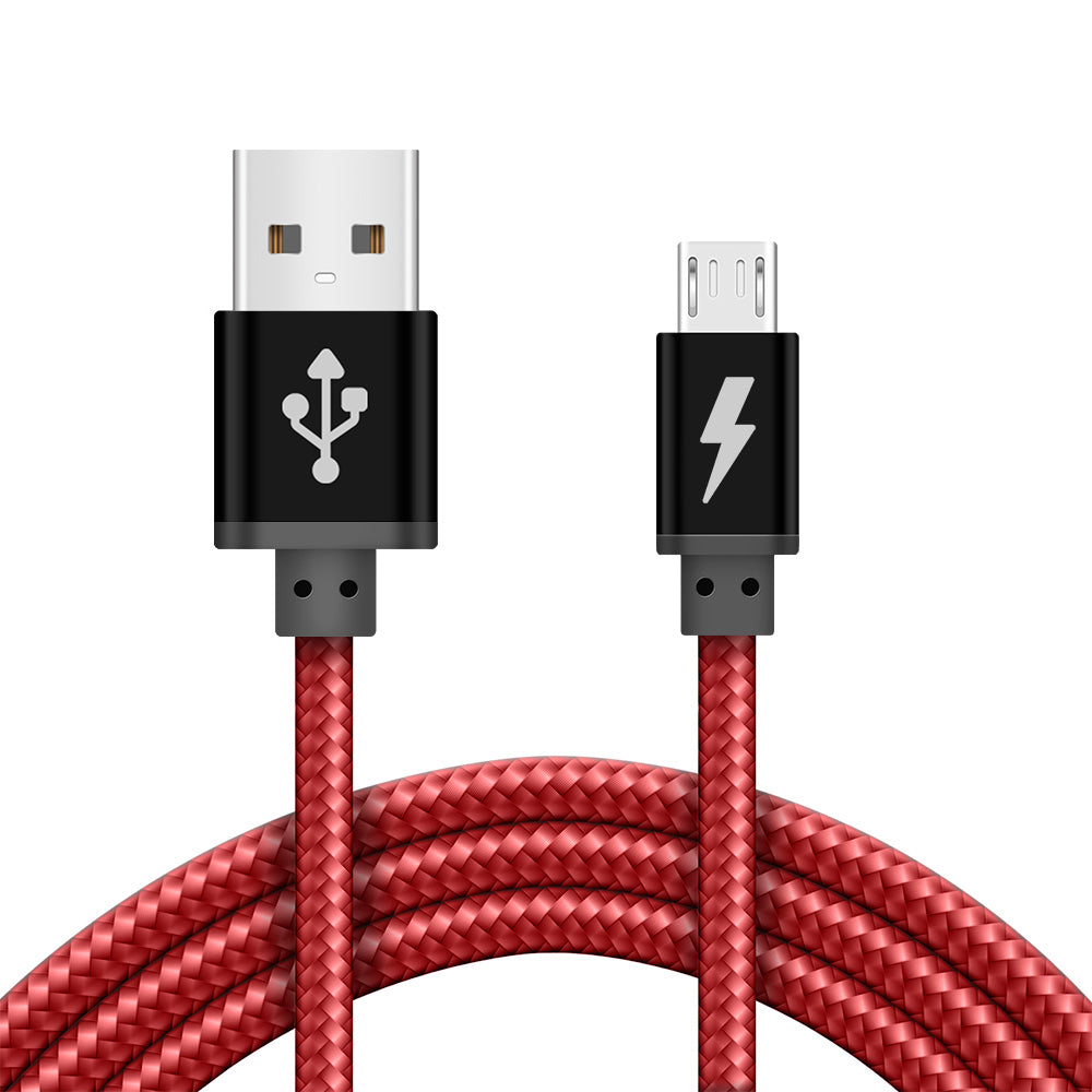 iSOUL Braided Micro USB Cable for Data Sync and Charging